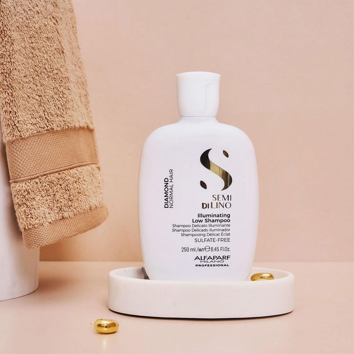 Kit Semi di Lino Diamond Illuminating Alfaparf Shampoo 250ml + Máscara 200ml