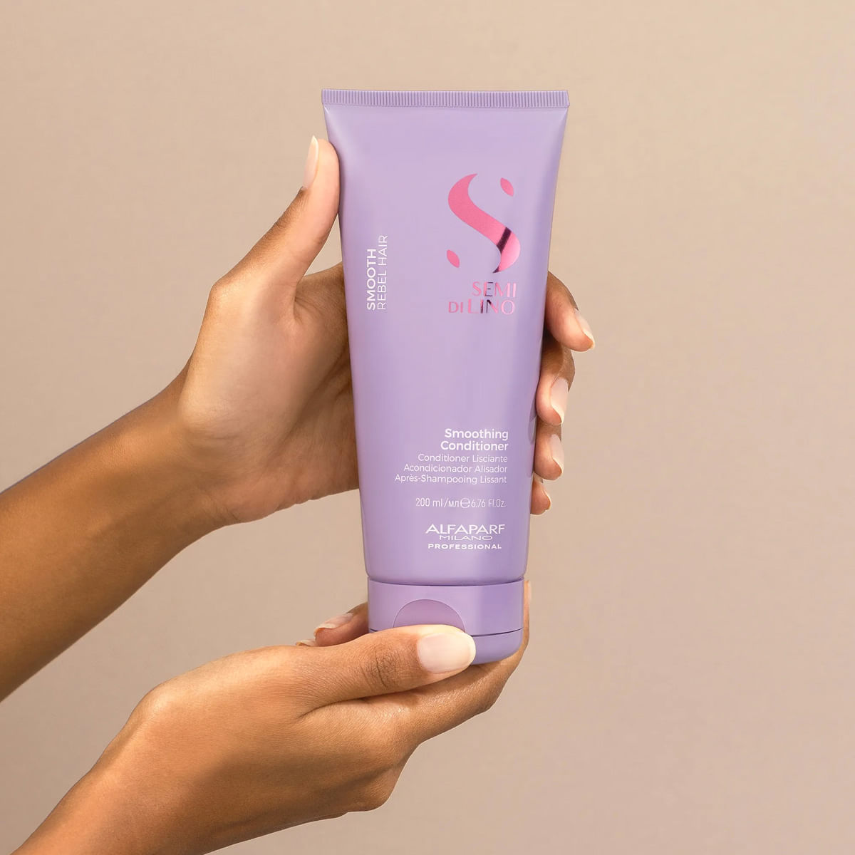 Kit Semi di Lino Smooth Alfaparf Shampoo 250ml + Condicionador 200ml