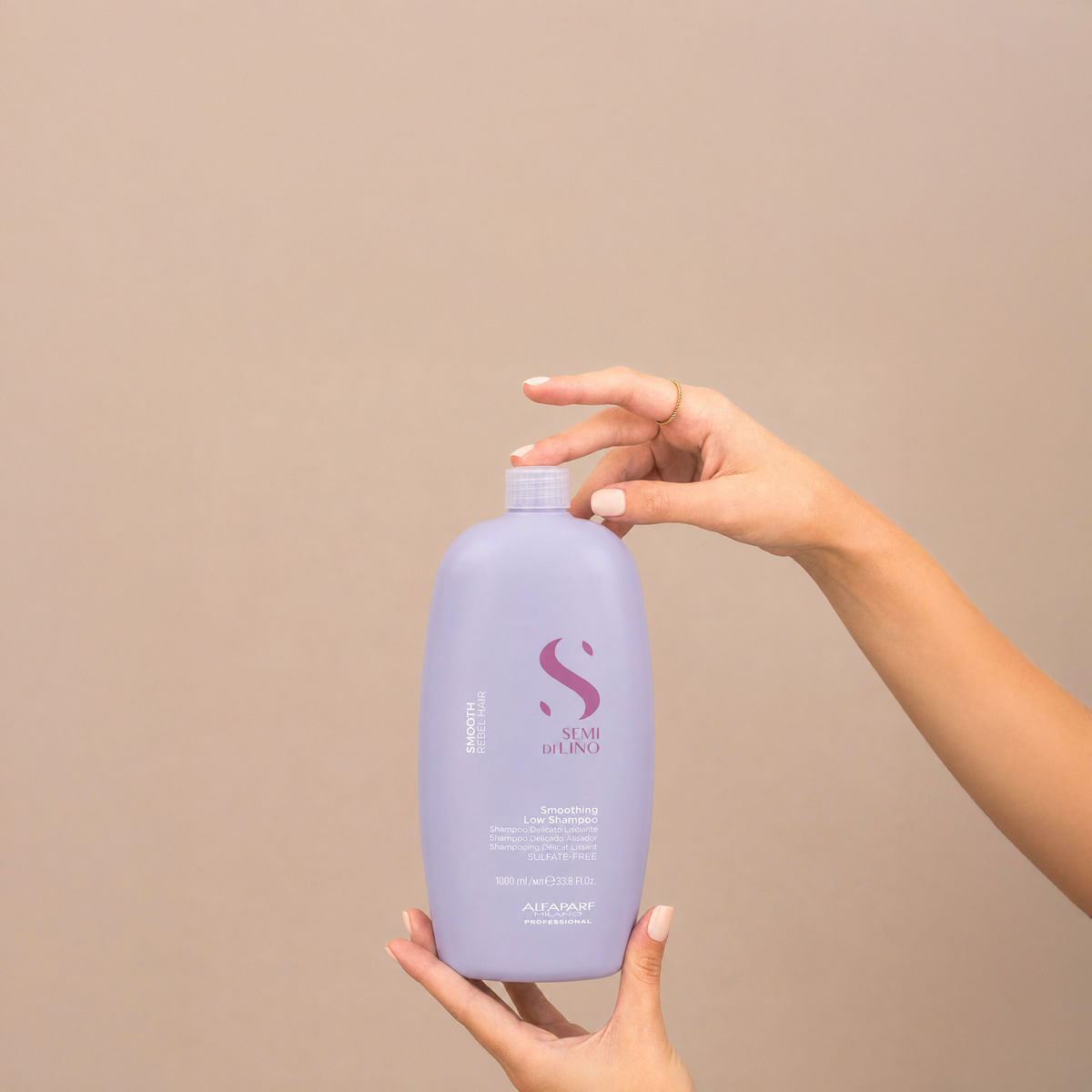 Kit Semi di Lino Smooth Alfaparf Shampoo 1L + Máscara 200ml