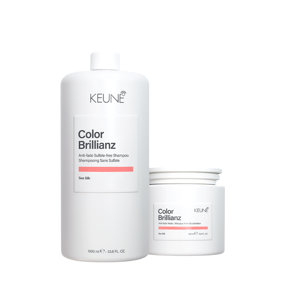 Kit Color Brillianz Keune Shampoo 1l + Máscara 500ml