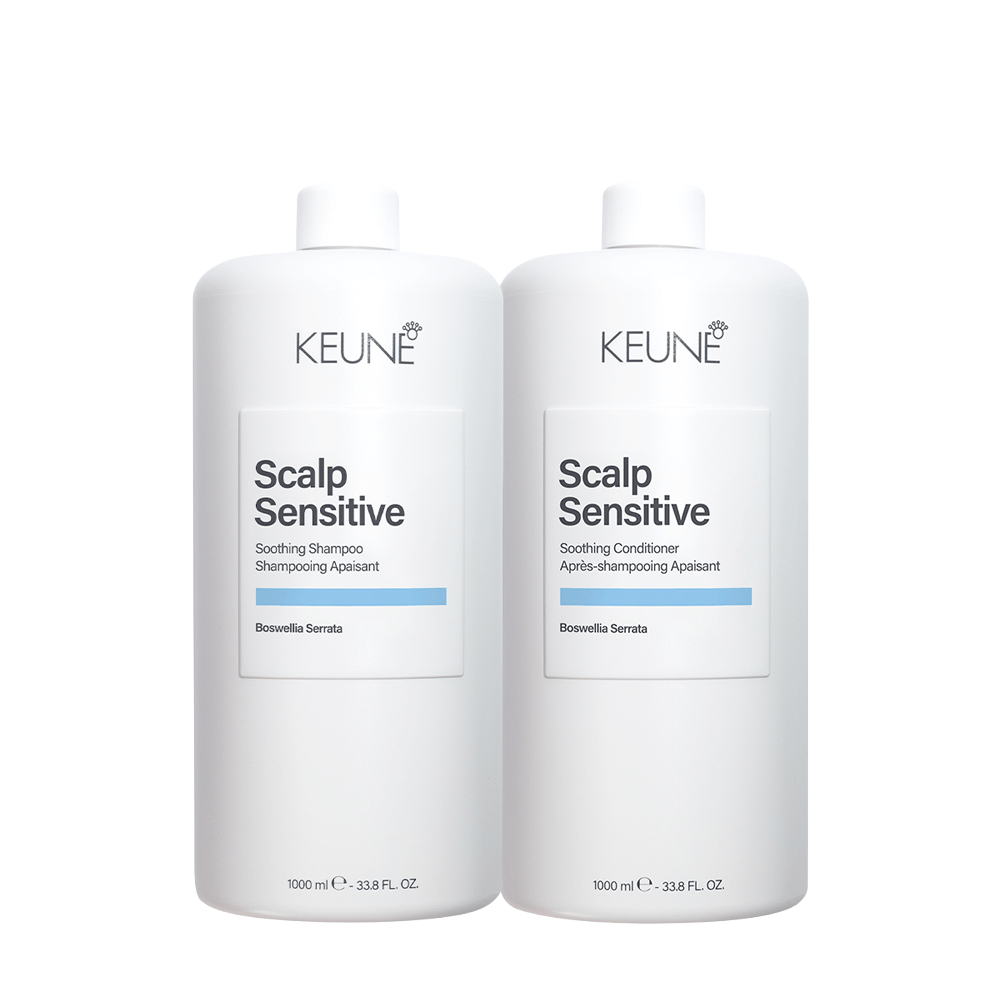 Kit Scalp Sensitive Keune Shampoo 1l + Condicionador 1l