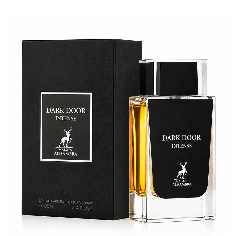 Perfume Árabe Masculino Dark Door Intense Eau de Parfum Maison Alhambra 100ml