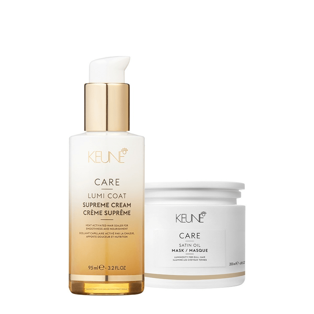 Kit Care Satin Keune Máscara Intensiva 200ml + Creme Finalizador 95ml