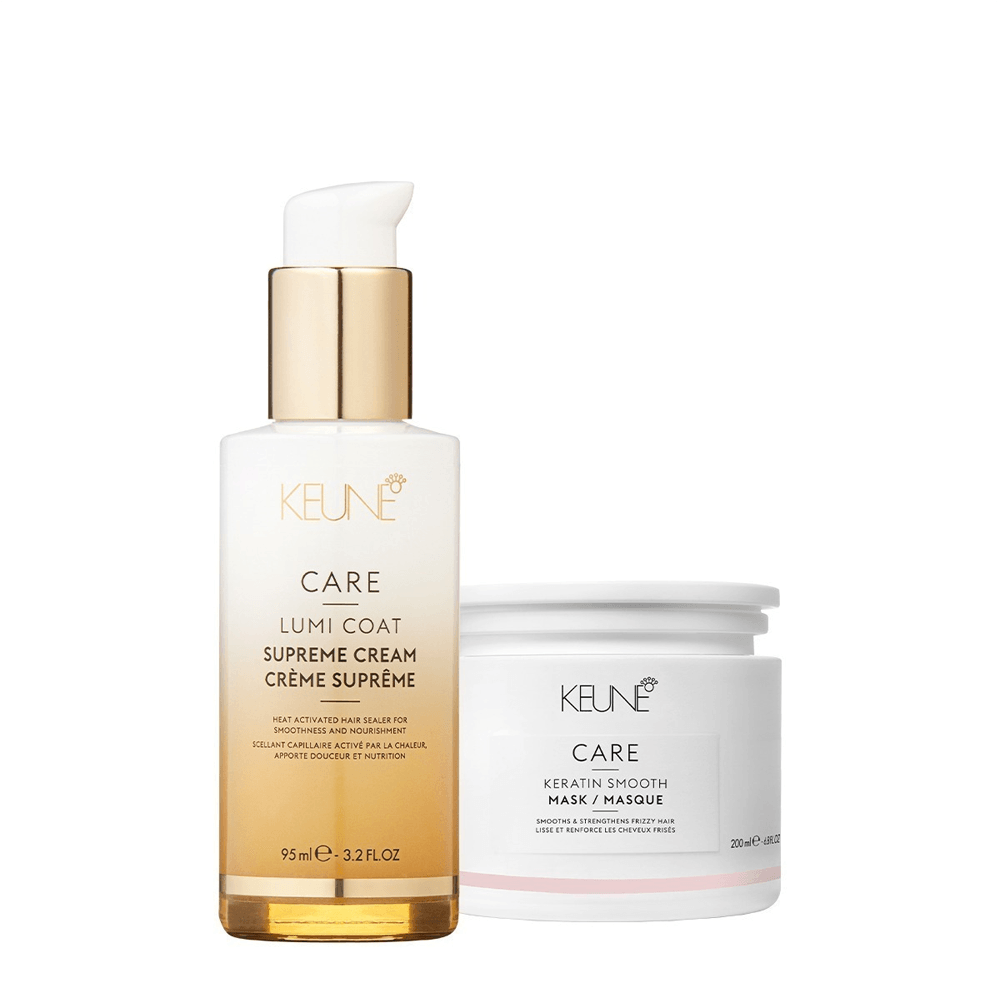 Kit Care Keratin Smooth Keune Máscara 200ml + Creme Finalizador 95ml