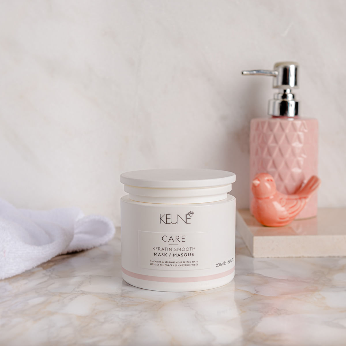 Kit Care Keratin Smooth Keune Máscara 200ml + Creme Finalizador 95ml
