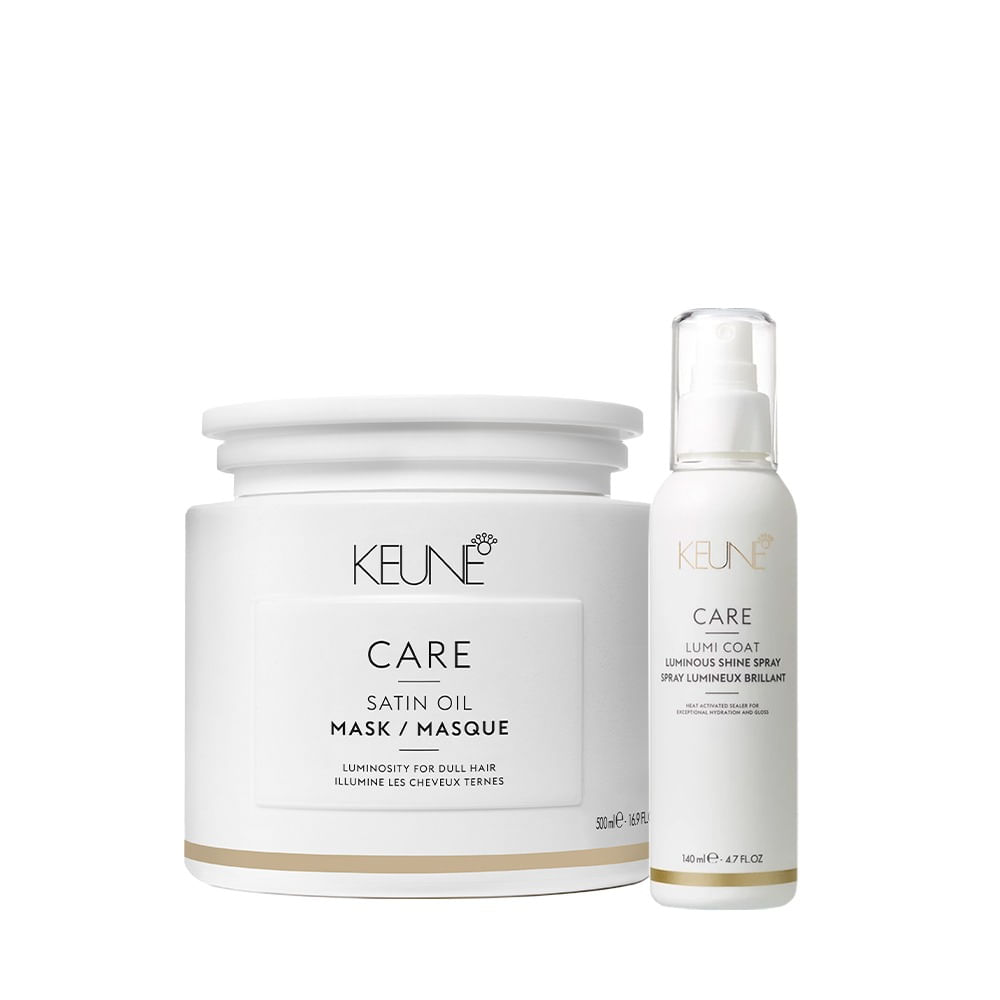 Kit Care Satin Keune Máscara Capilar 500ml + Finalizador 140ml