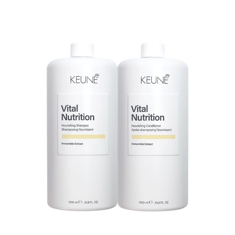 Kit Vital Nutrition Salon Keune Shampoo 1L + Condicionador 1L