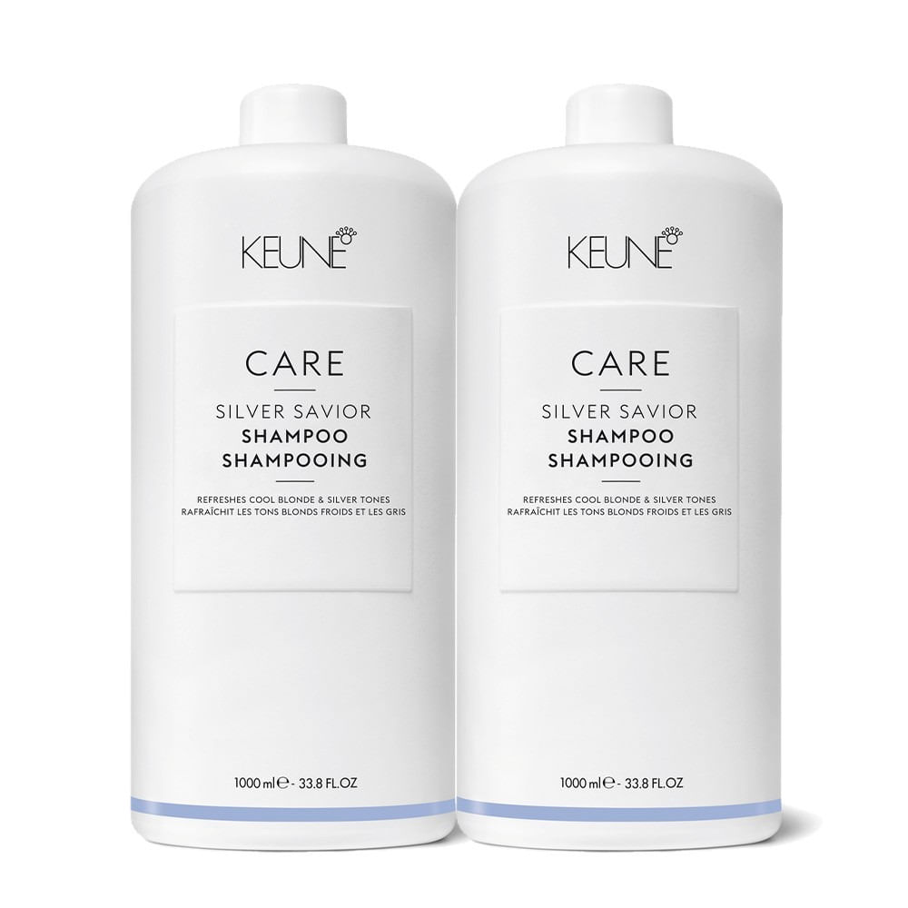 Shampoo Care Silver Savior Keune 1l 2 Unidades