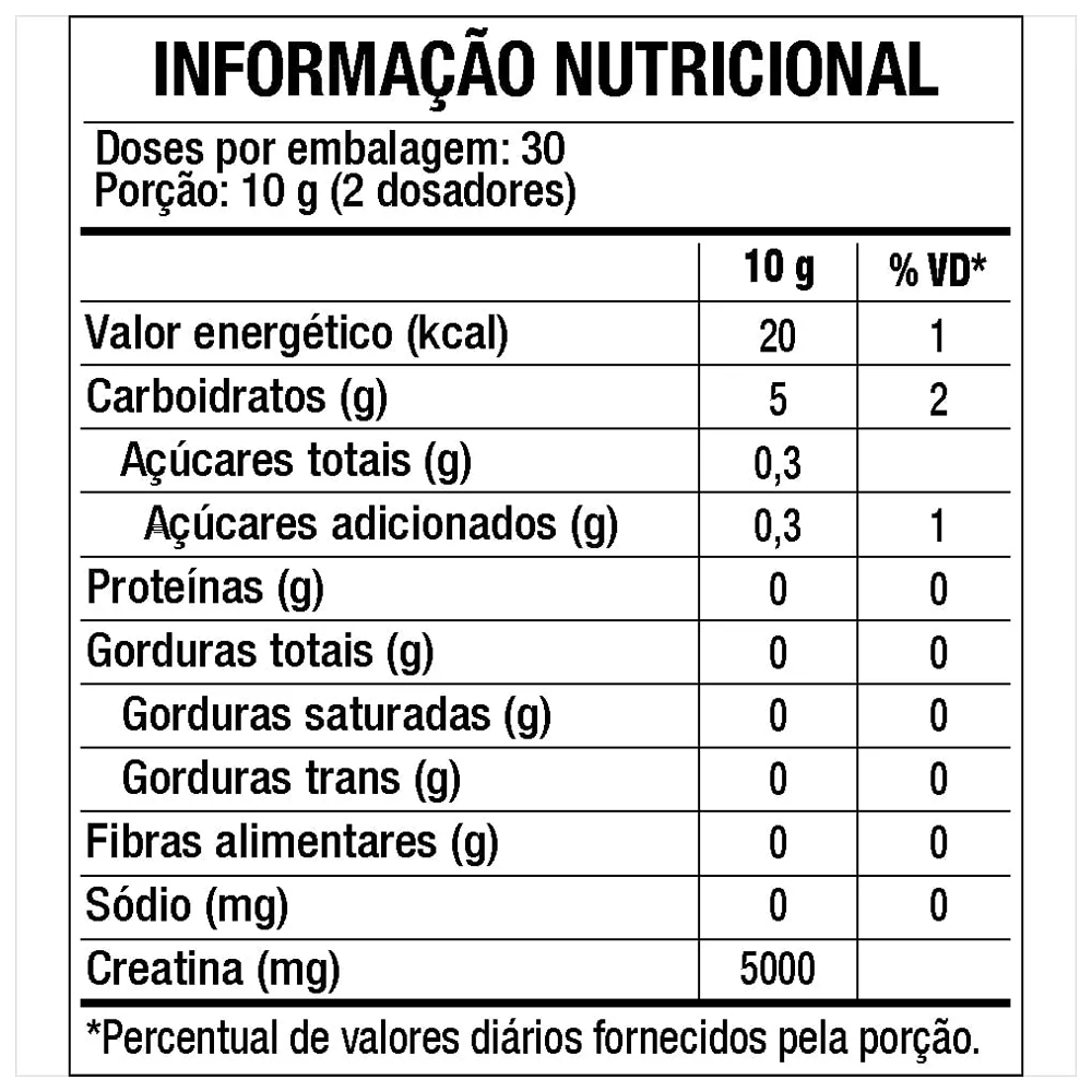 Creatina Turbo Black Skull Sem Sabor 300g