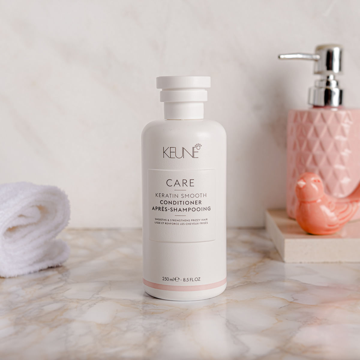 Kit Care Keratin Smooth Keune Shampoo 300ml + Condicionador 250ml + Finalizador 140ml