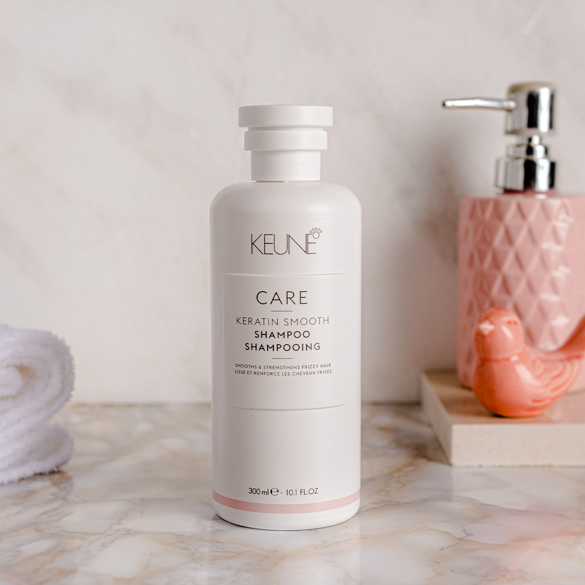 Kit Care Keratin Smooth Keune Shampoo 300ml + Condicionador 250ml + Finalizador 140ml