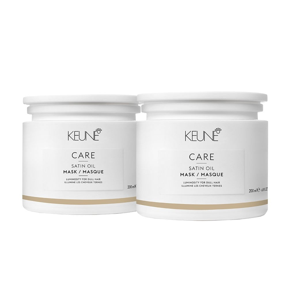 Máscara Intensiva Care Satin Oil Keune 200ml 2 Unidades