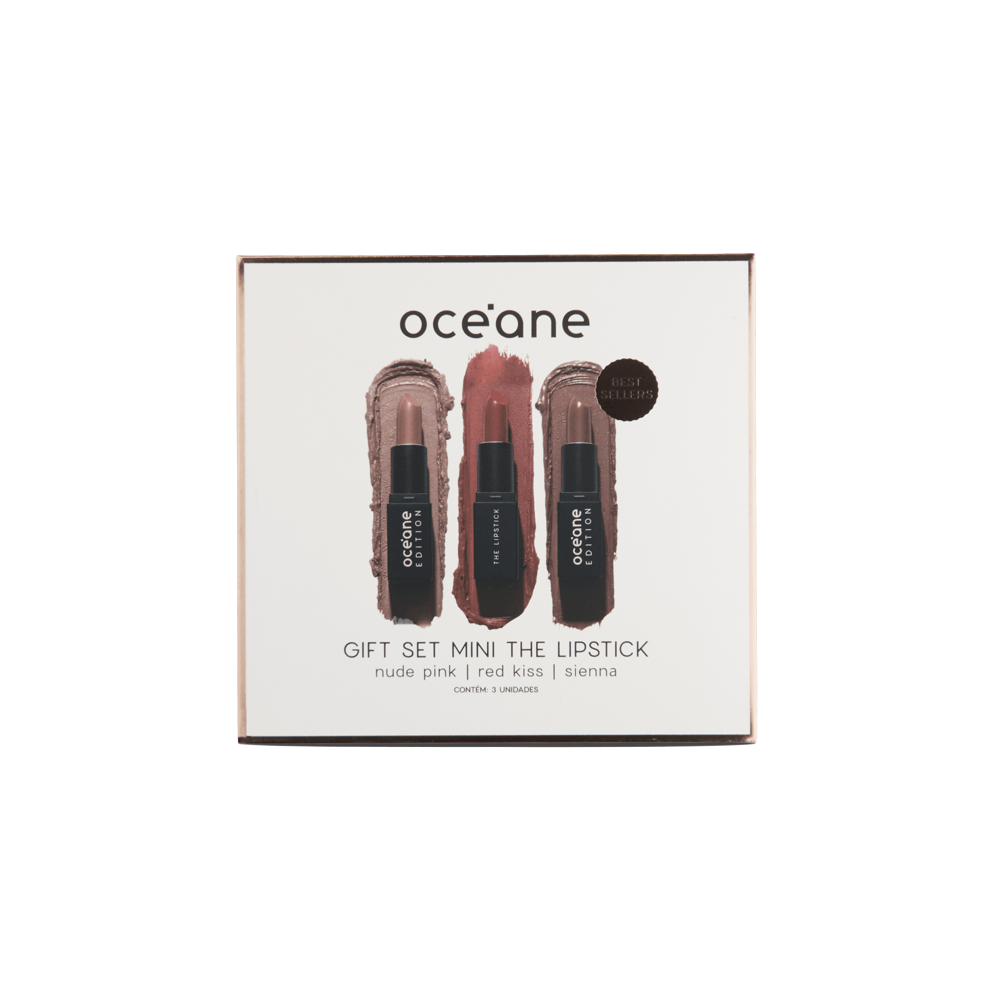 Kit Trio De Mini Batons Semi-matte Océane