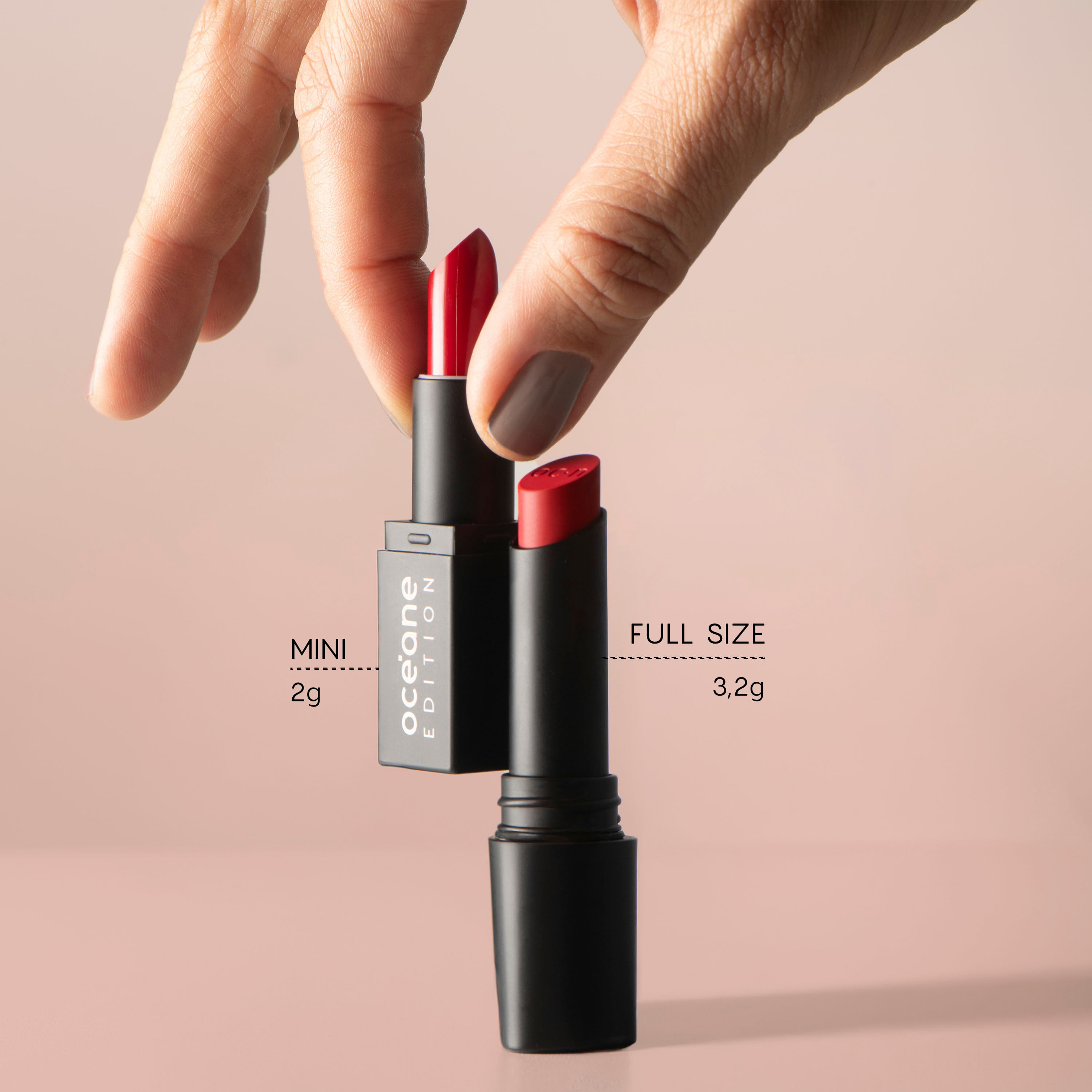 Kit Trio de Mini Batons Semi-Matte Océane