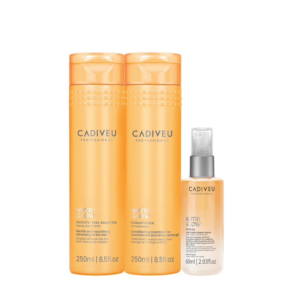 Kit Cadiveu Professional Nutri Glow Duo Oil (3 Produtos)