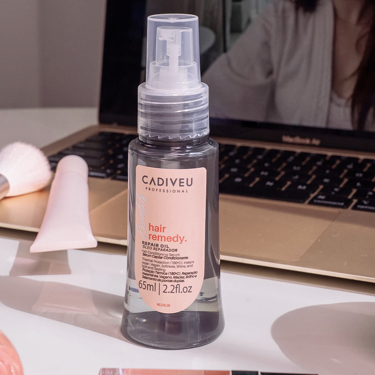 Kit Hair Remedy Cadiveu Shampoo 250ml + Óleo Capilar 65ml