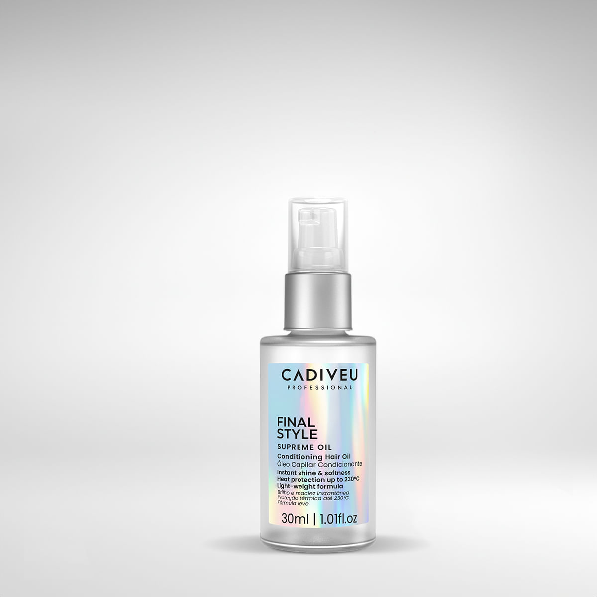 Kit Glamour Cadiveu Professional Shampoo 250ml + Condicionador 250ml + Máscara 200ml + Leave-in 200ml + Óleo Capilar 30ml
