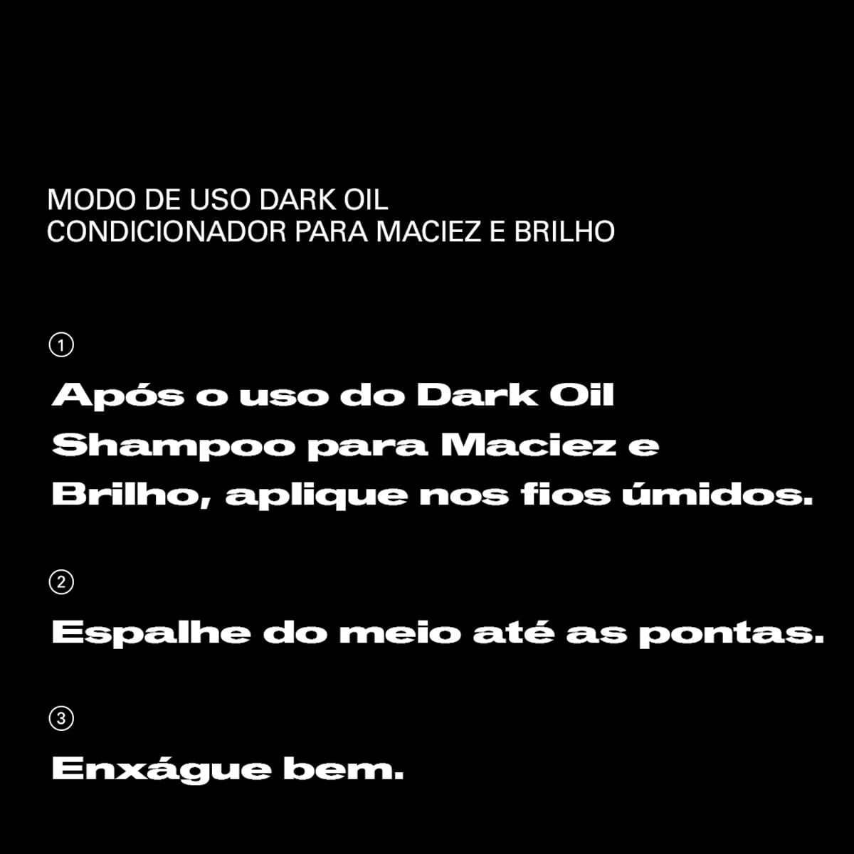 Kit Sebastian Professional Dark Oil - Leveza e Toque Sedoso (4 produtos)