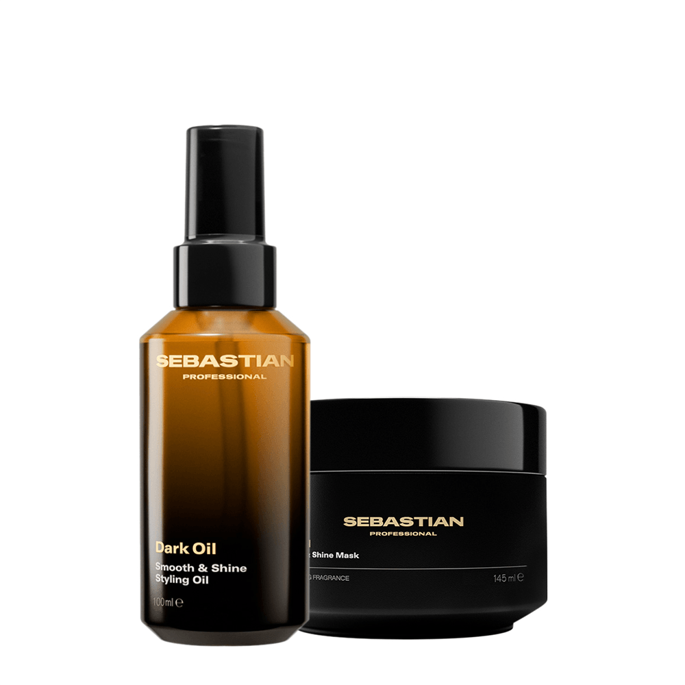 Kit Dark Oil Sebastian Professional Máscara Capilar 145ml + Óleo Capilar 100ml