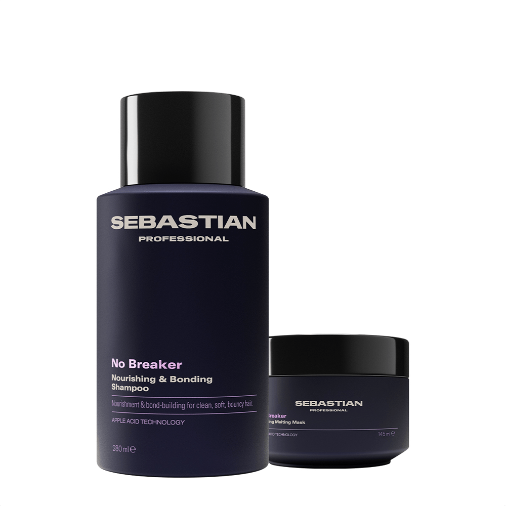 Kit No Breaker Sebastian Professional Shampoo 280ml + Máscara Capilar 145ml