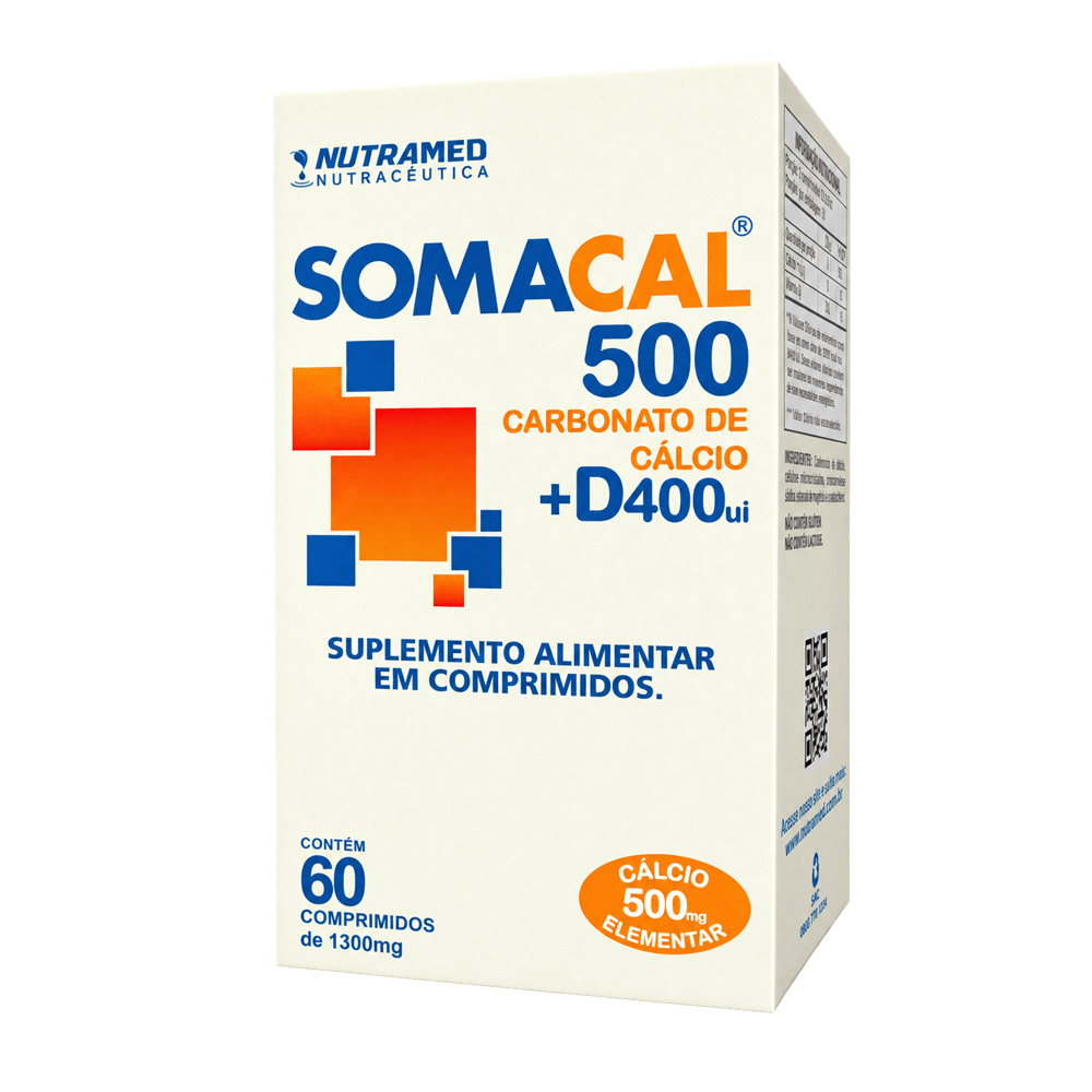 Suplemento SomaCal + D Nutramed 60 Comprimidos
