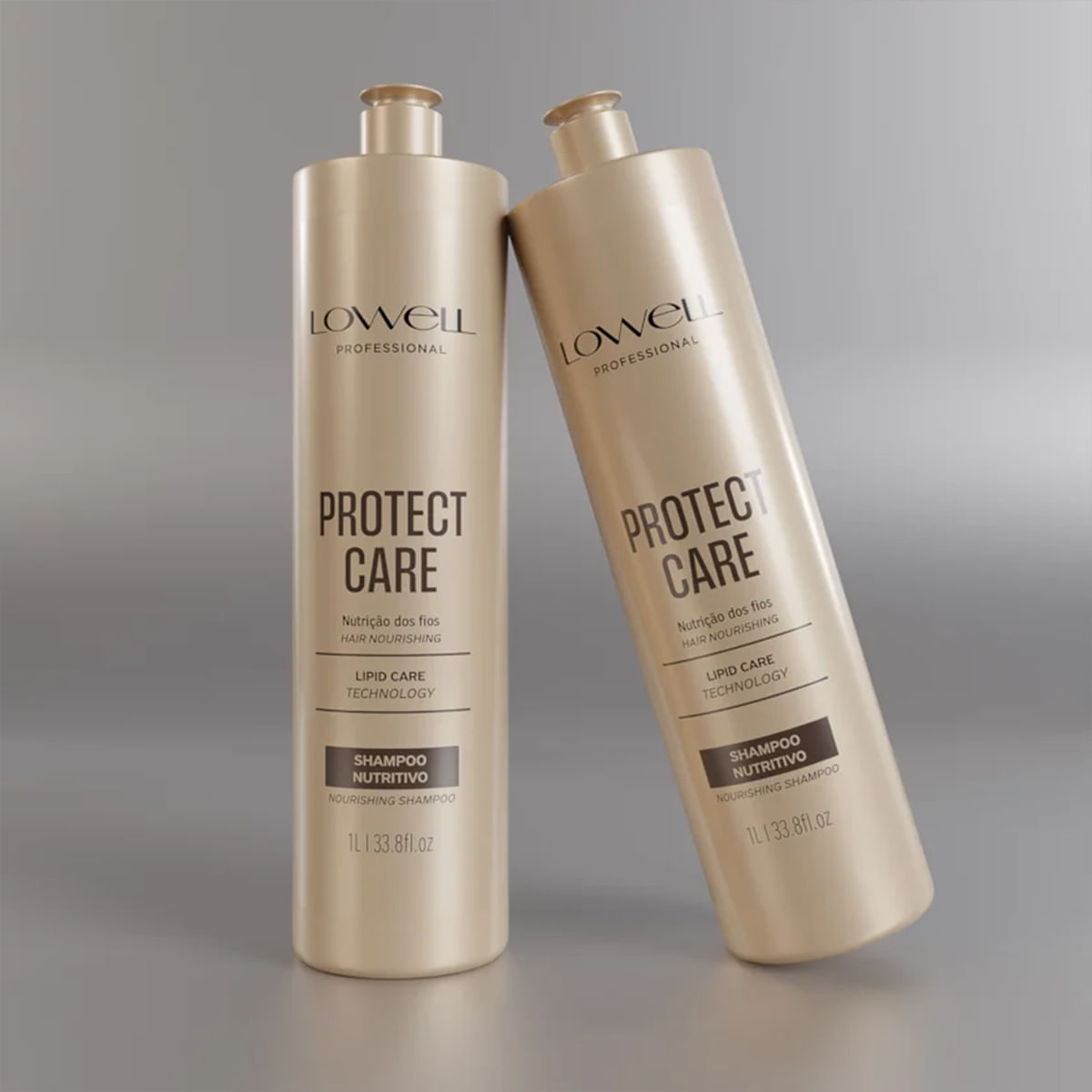 Kit Protect Care Lowell Shampoo Nutritivo 1L + Condicionador Nutritivo 1L