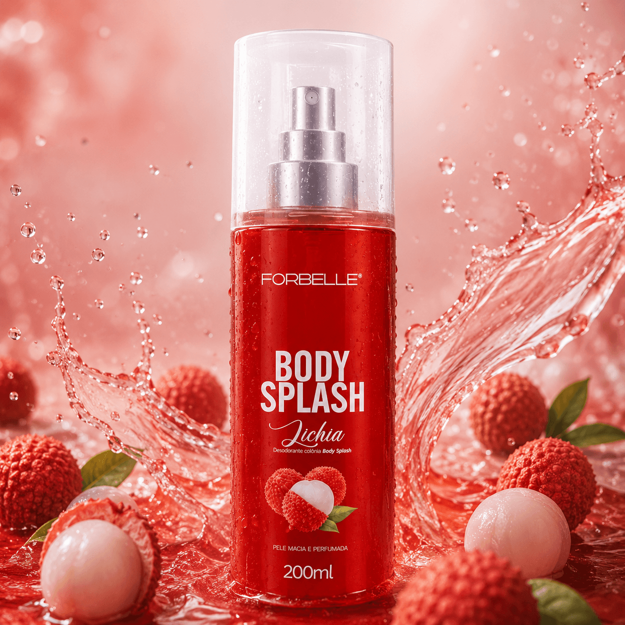 Body Splash Lichia Forbelle 200ml