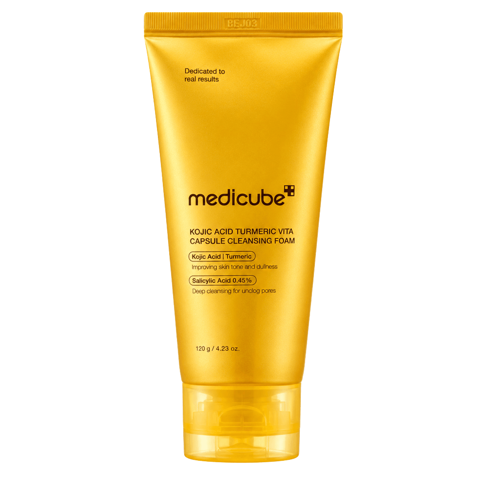 Espuma De Limpeza Facial Kojic Acid Turmeric Vita Capsule Medicube 120g