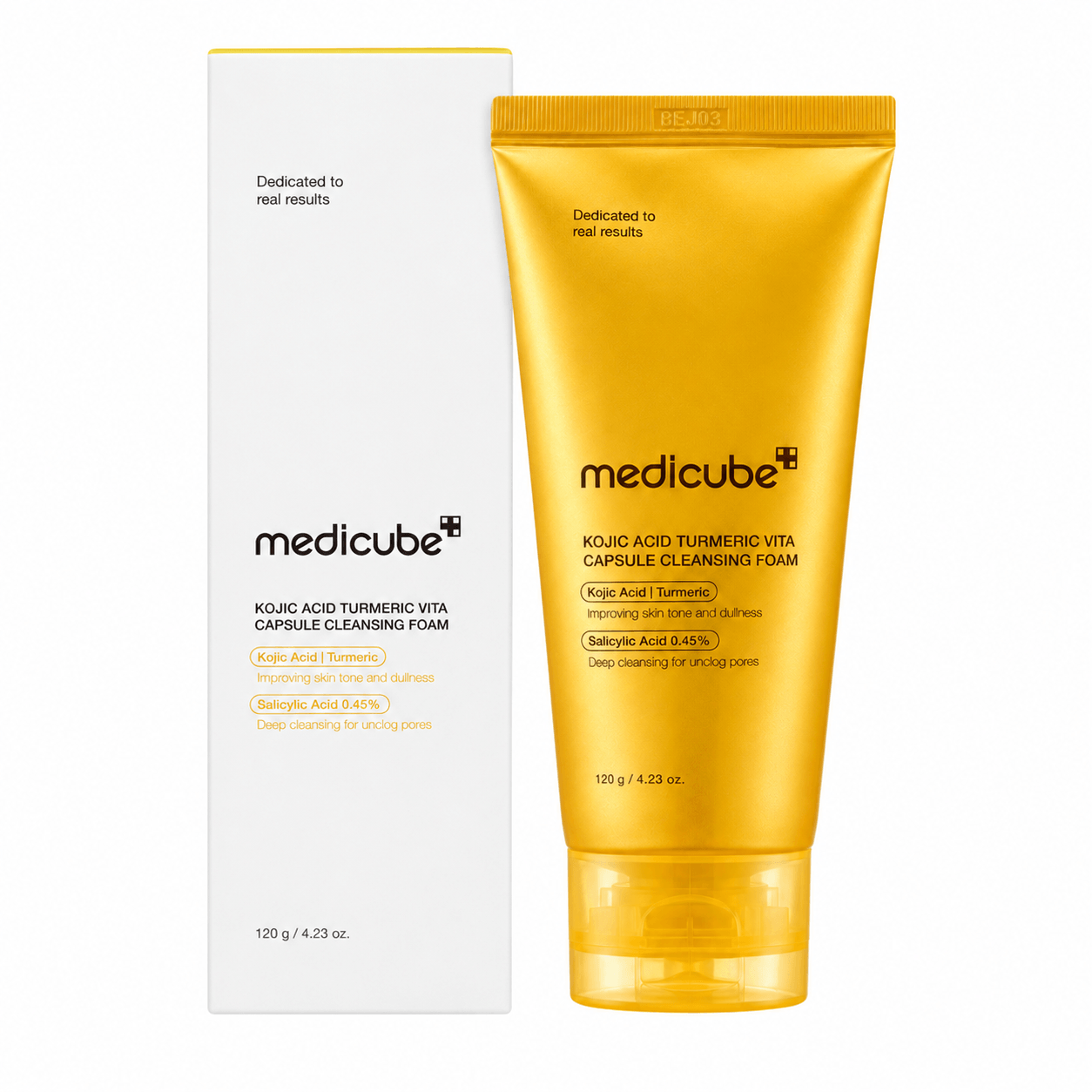 Espuma de Limpeza Facial Kojic Acid Turmeric Vita Capsule Medicube 120g