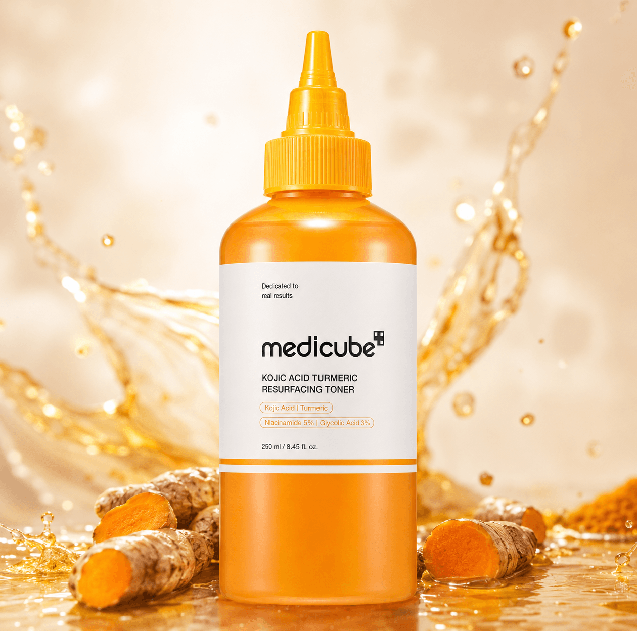 Tônico Facial Kojic Acid Turmeric Resurfacing Toner Medicube 250ml