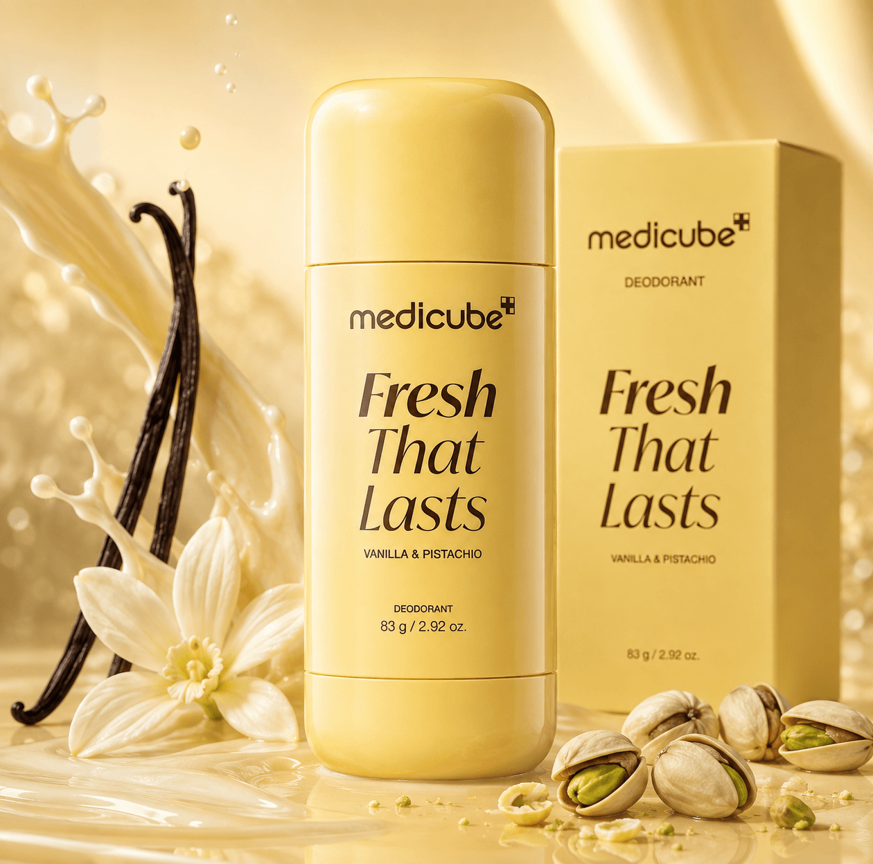 Desodorante Stick Fresh That Lasts Vanilla & Pistachio Medicube 83g