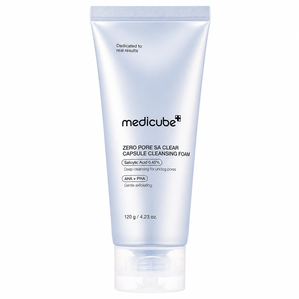 Espuma de Limpeza Facial Zero Pore SA Clear Capsule Medicube 120g
