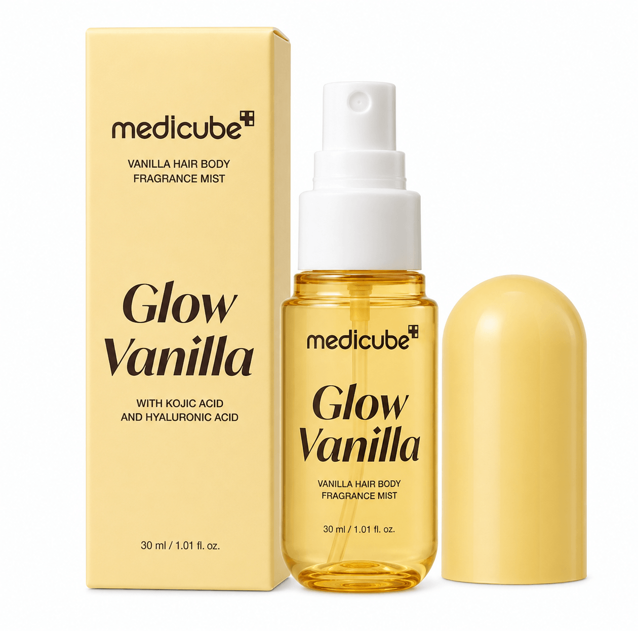 Body Mist Glow Vanilla Hair & Body Fragrance Mist Medicube 30ml