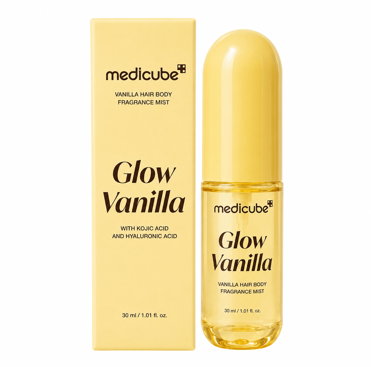 Body Mist Glow Vanilla Hair & Body Fragrance Mist Medicube 30ml