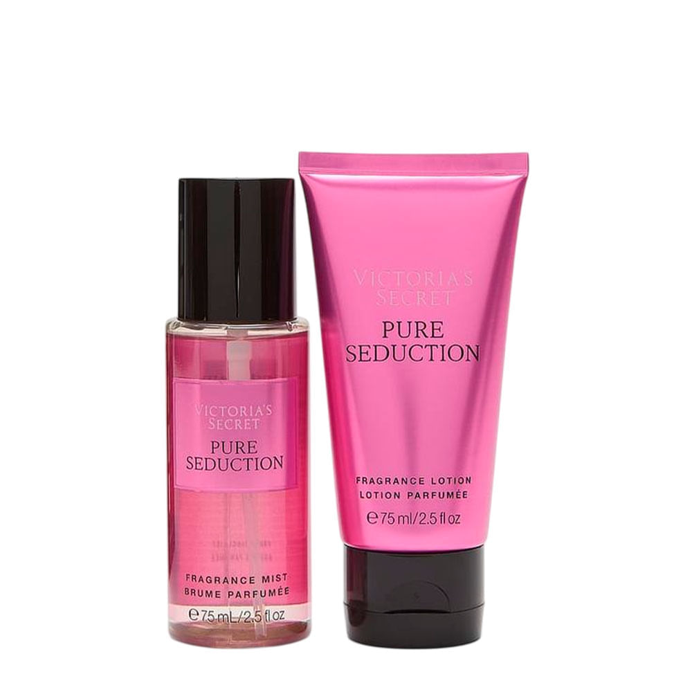 Kit Victoria's Secret Pure Seduction Body Splash 75ml + Body Lotion 75ml
