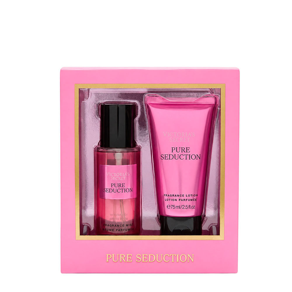 Kit Victoria's Secret Pure Seduction Body Splash 75ml + Body Lotion 75ml