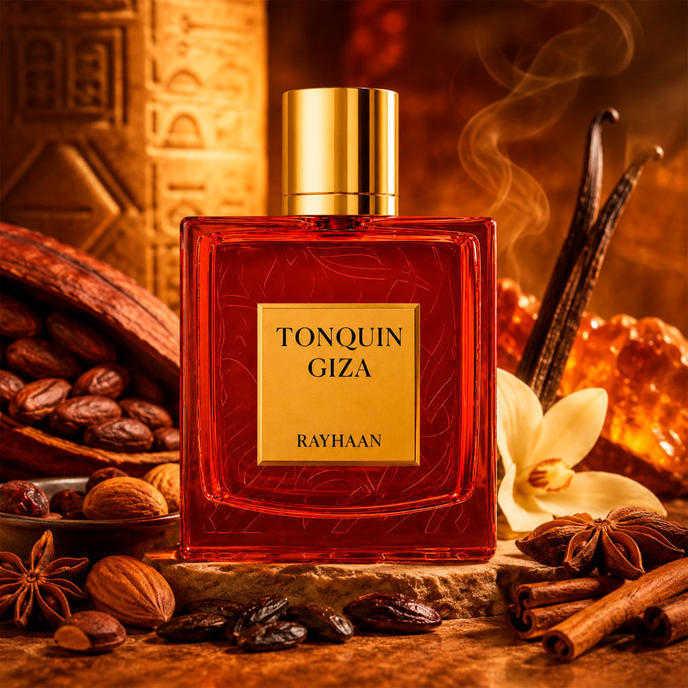 Perfume Árabe Unissex Tonquin Giza Eau de Parfum Rayhaan 100ml