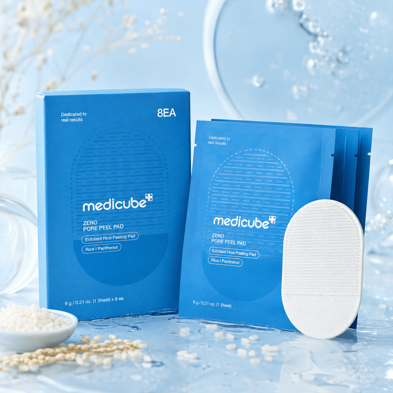 Pad Esfoliante Facial e Corporal Zero Pore Peeling Pad Medicube 6g