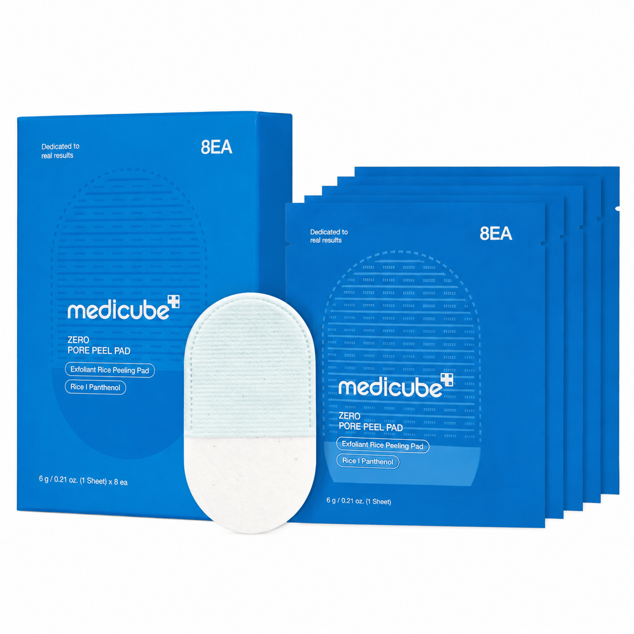 Pad Esfoliante Facial e Corporal Zero Pore Peeling Pad Medicube 6g