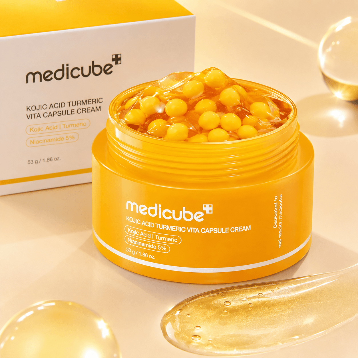 Creme Facial Kojic Acid Turmeric Vita Capsule Cream Medicube 53g