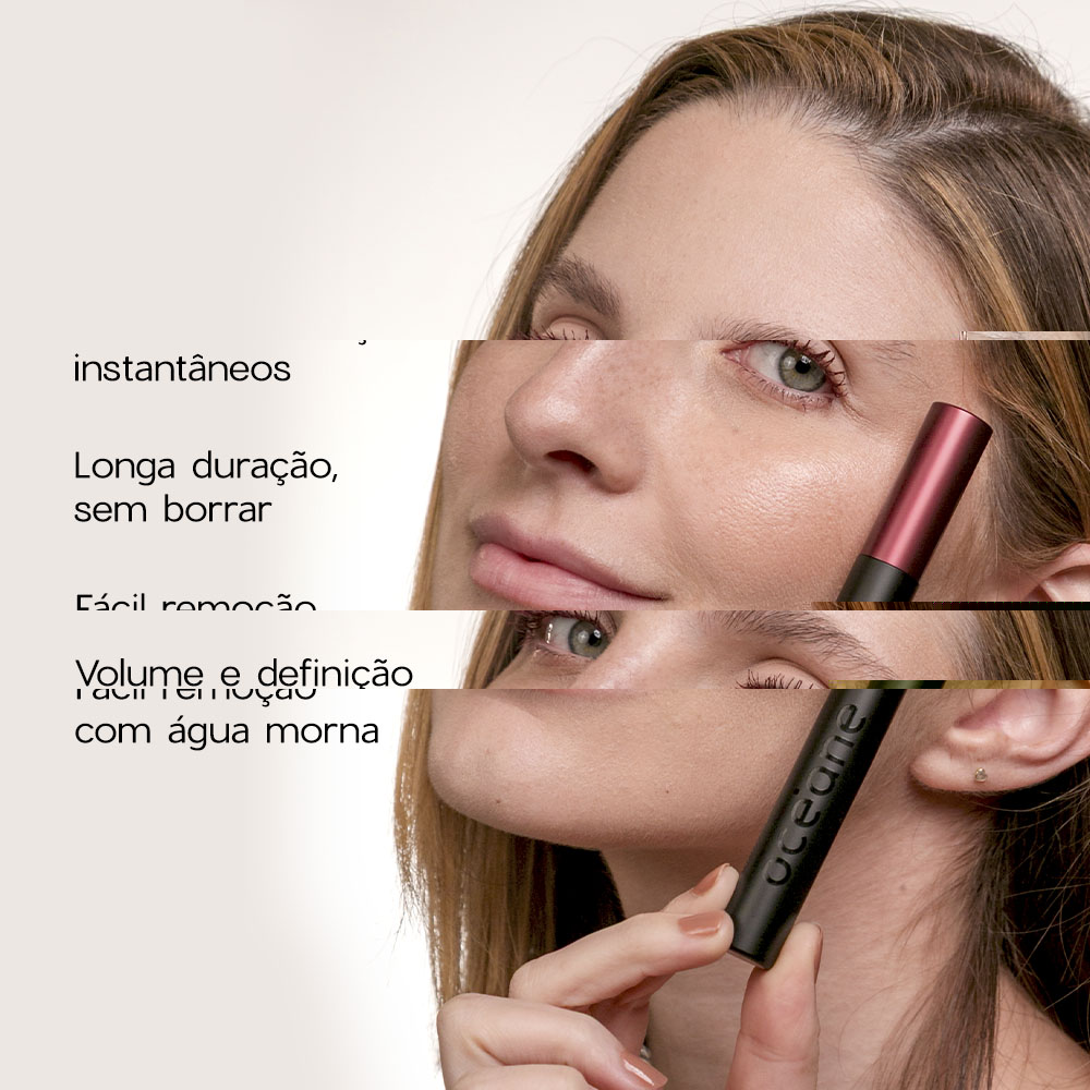 Kit Océane Edition Máscara de Cílios Marrom + Máscara de Cílios Bordô