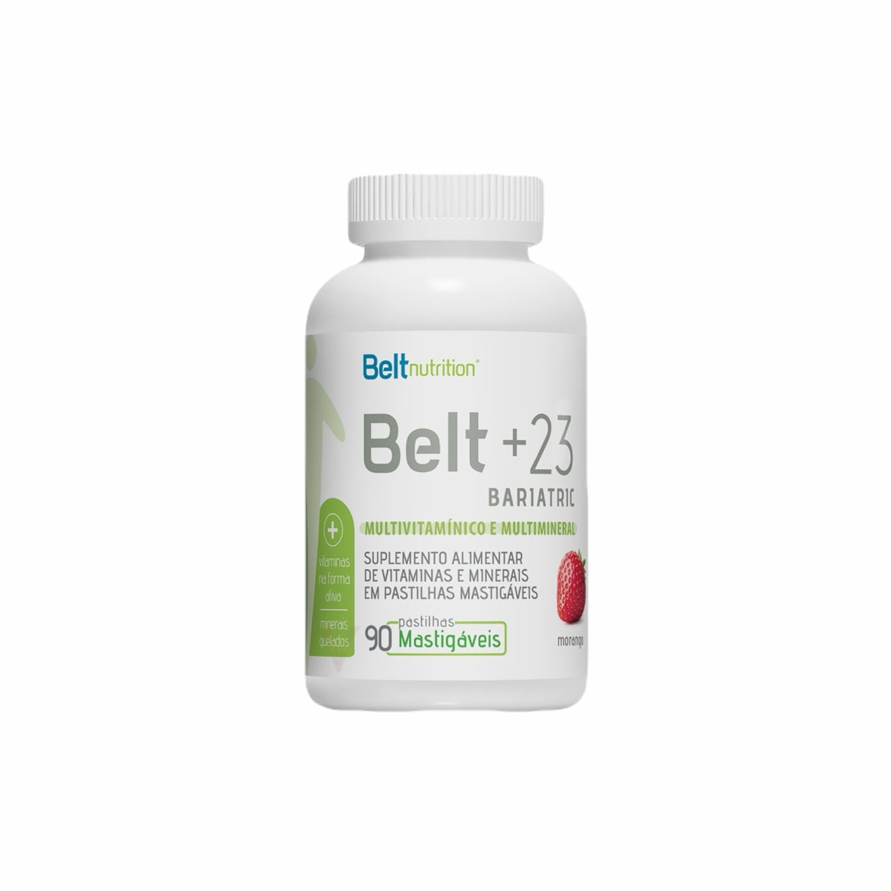Kit 6 Belt+23 Morango 90 Pastilhas Mastigáveis