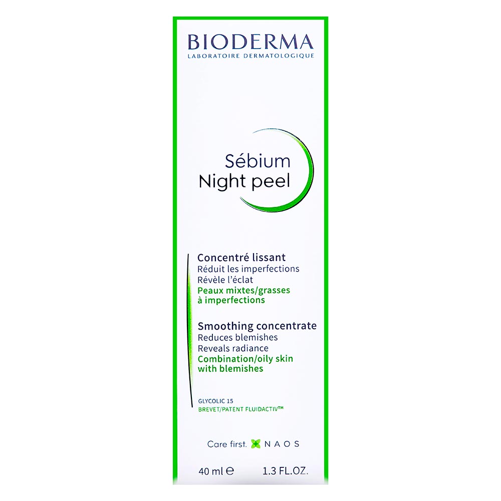 Sérum Facial Renovador Noturno Sébium Night Peel Bioderma 40ml