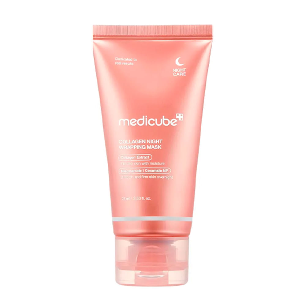 Kit Medicube Collagen Night Máscara Facial 75ml + One Day Exosome Sérum Facial 30ml