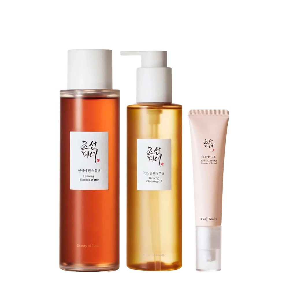 Kit Beauty Of Joseon Ginseng Óleo De Limpeza + Água Micelar + Sérum De Olhos