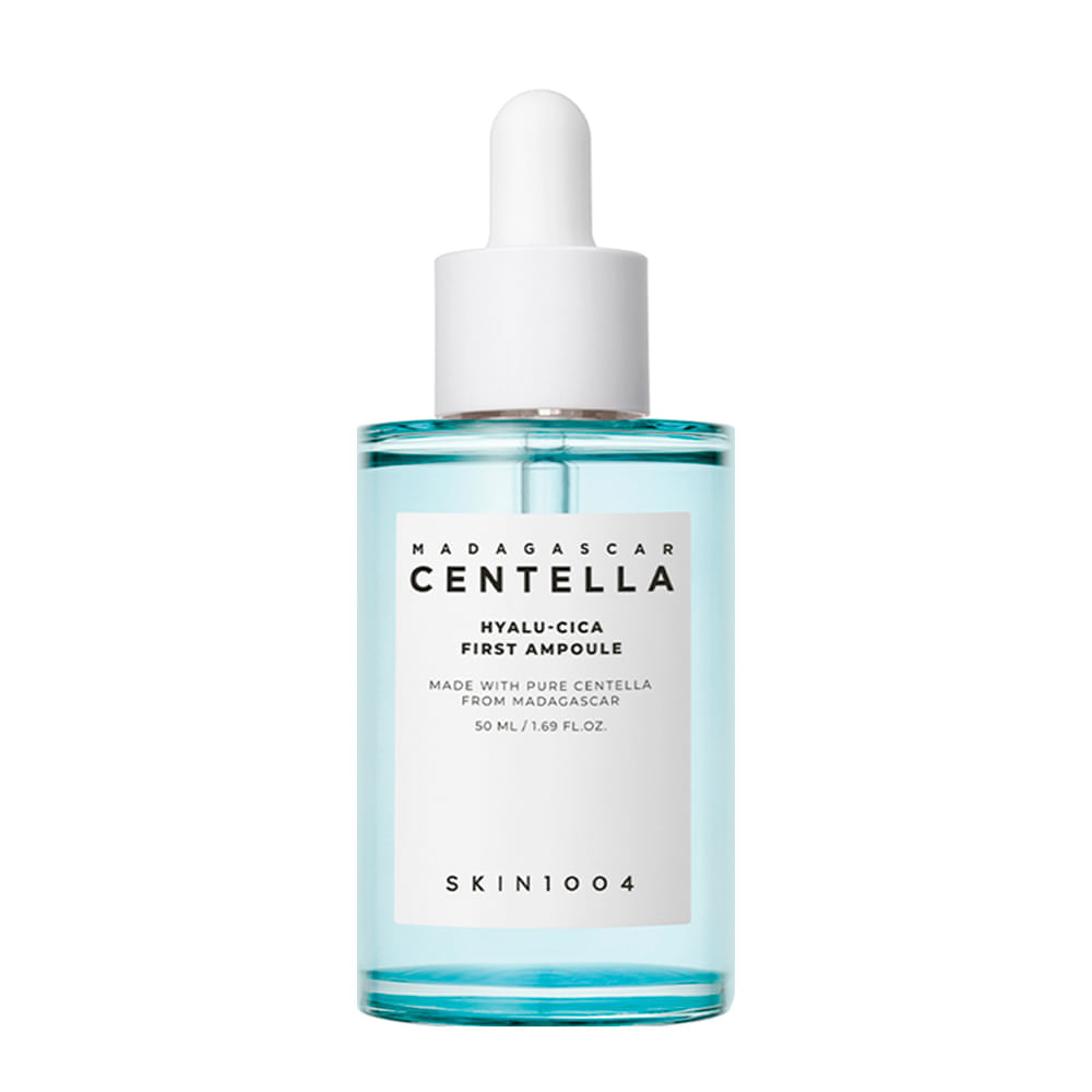 Kit Skin1004 Centella Máscara Facial 27g + Sérum Facial 50ml + Creme para Área dos Olhos 20ml