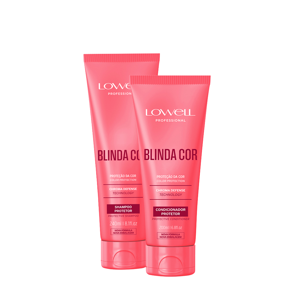 Kit Blinda Cor Lowell Shampoo 240ml + Condicionador 200ml