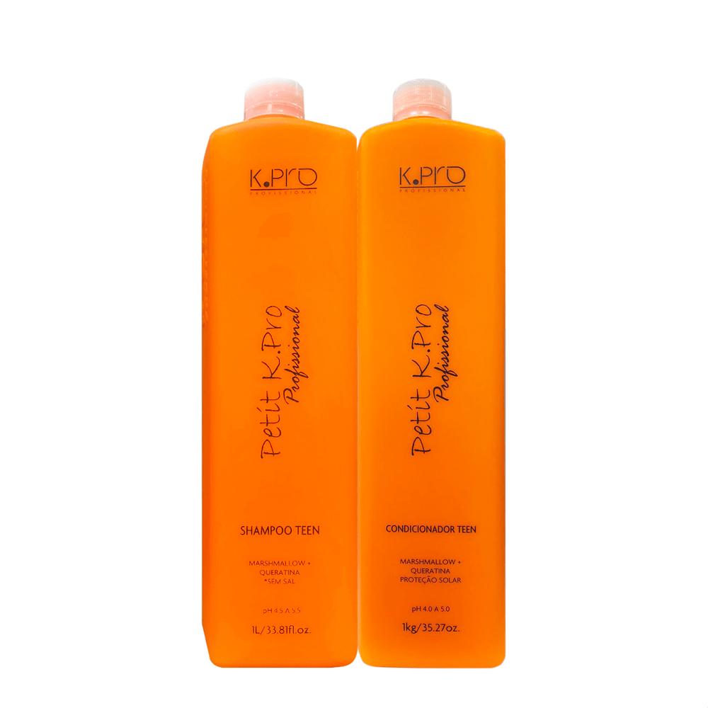 Kit Petit Teen K.Pro Profissional Shampoo 1L + Condicionador 1L