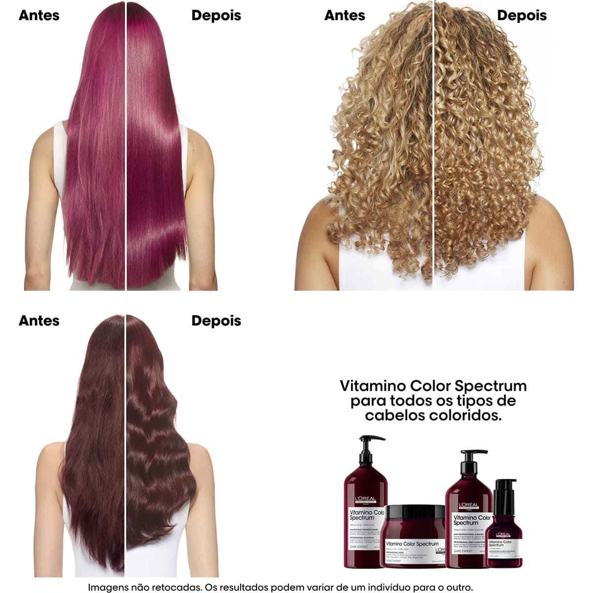 Kit Vitamino Color Spectrum L'Oréal Professionnel Shampoo 500ml + Condicionador 500ml