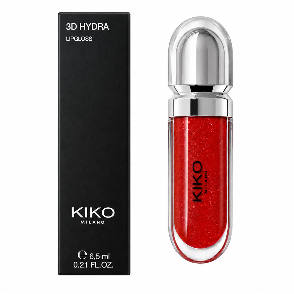 Gloss Labial KIKO Milano 3D Hydra Lipgloss Cor 22 Sparkling Red Garnet